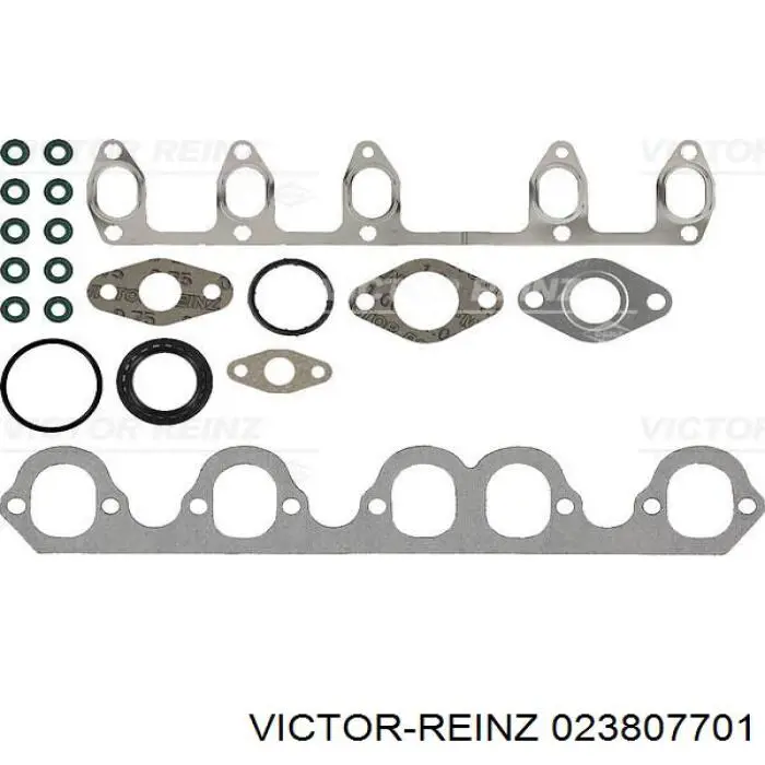 Комплект прокладок двигуна, верхній 23807701 Victor Reinz