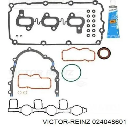 24048601 Victor Reinz комплект прокладок двигуна, верхній