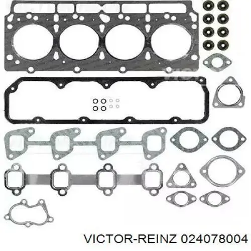 Комплект прокладок двигуна, верхній 024078004 Victor Reinz