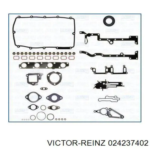 Комплект прокладок двигуна, верхній Victor Reinz 024237402 ціна, від 112.66 USD
