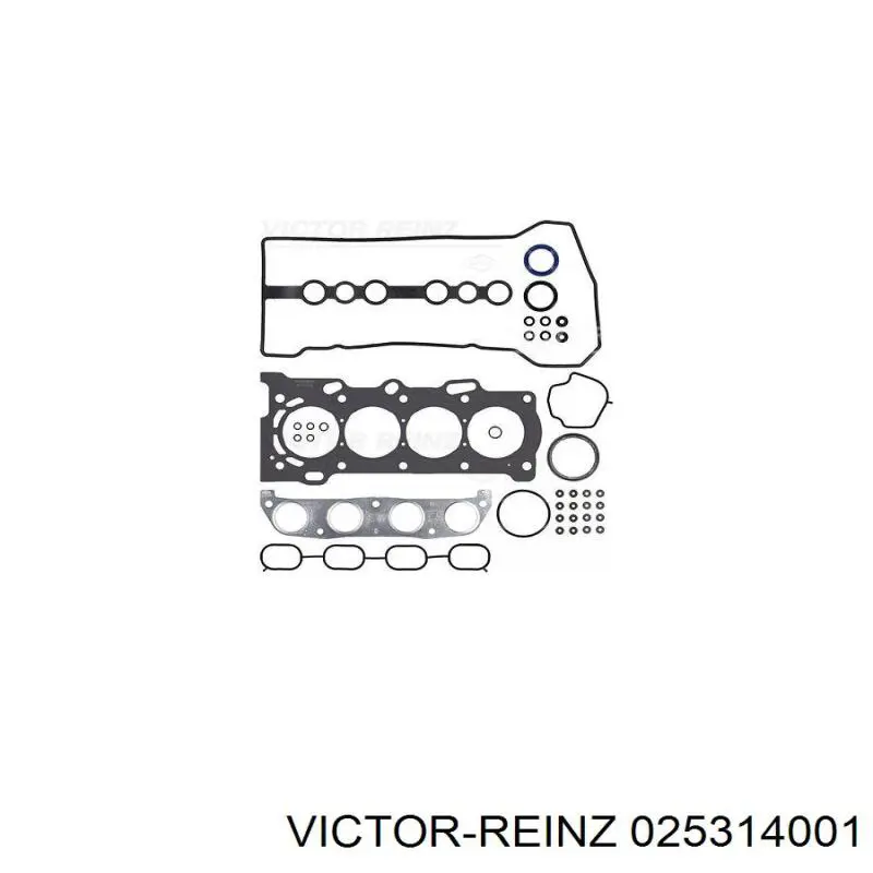 025314001 Victor Reinz комплект прокладок двигуна, верхній