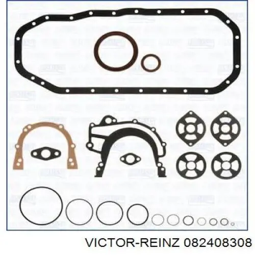 Комплект прокладок двигуна, нижній 082408308 Victor Reinz