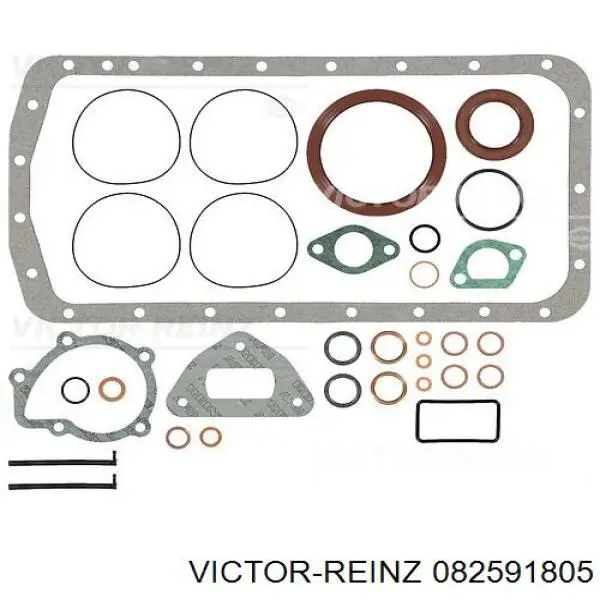 Комплект прокладок двигуна, нижній Victor Reinz 082591805 ціна, від 51.17 USD