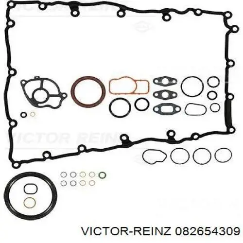 082654309 Victor Reinz Комплект прокладок двигуна, нижній
