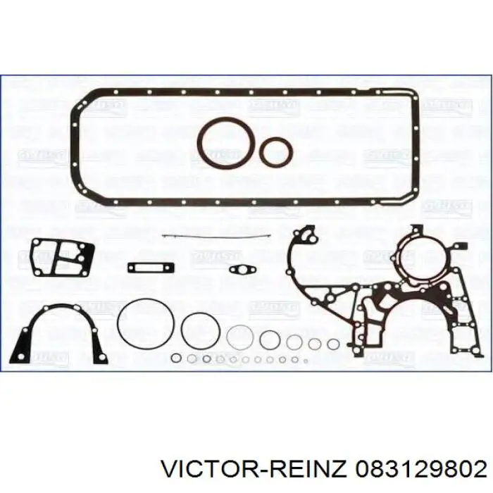 83129802 Victor Reinz комплект прокладок двигуна, нижній