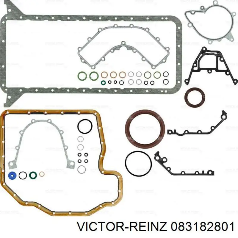83182801 Victor Reinz комплект прокладок двигуна, нижній