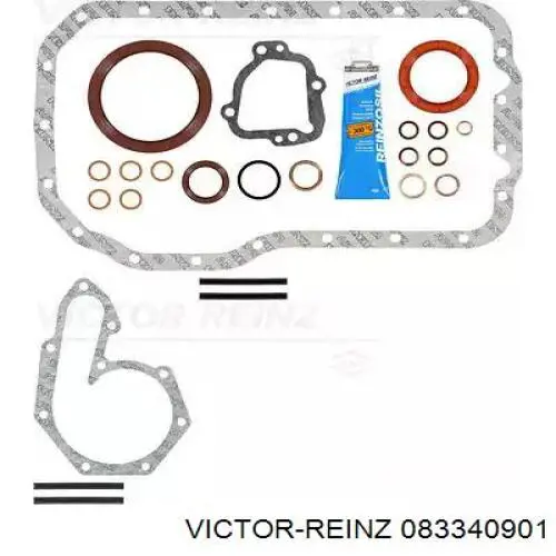 Купити 083340901 Victor Reinz Комплект прокладок двигуна, нижній