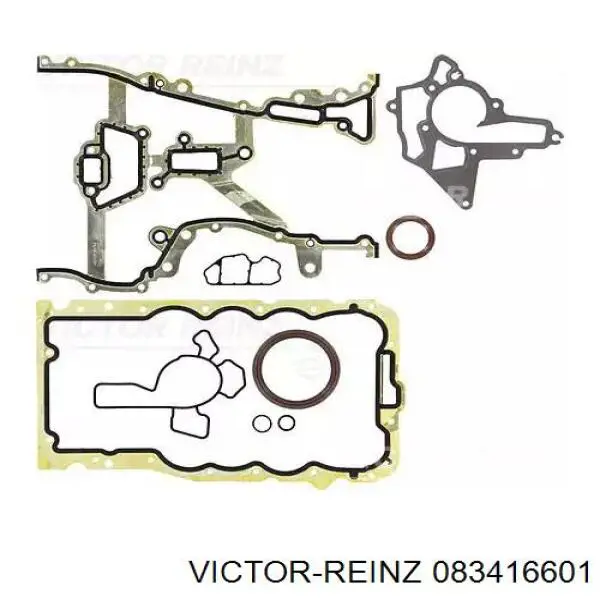 083416601 Victor Reinz комплект прокладок двигуна, нижній