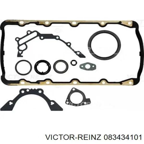 Комплект прокладок двигуна, нижній 83434101 Victor Reinz