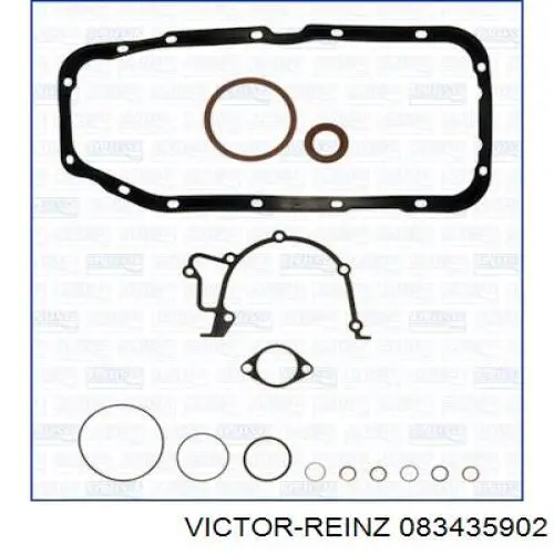 Комплект прокладок двигуна, нижній Victor Reinz 083435902 ціна, від 68.15 USD