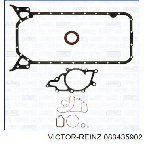 Купити 083435902 Victor Reinz Комплект прокладок двигуна, нижній