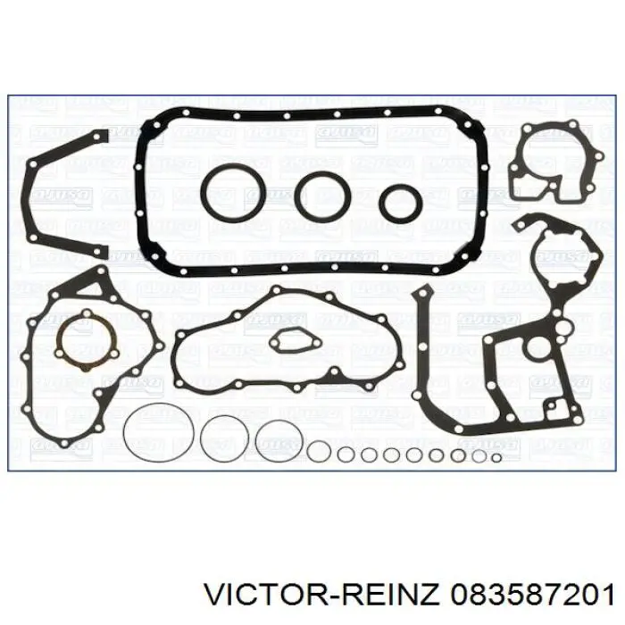 Комплект прокладок двигуна, нижній 083587201 Victor Reinz