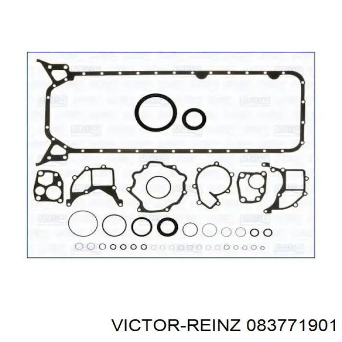 Комплект прокладок двигуна, нижній Victor Reinz 083771901 ціна, від 48.56 USD