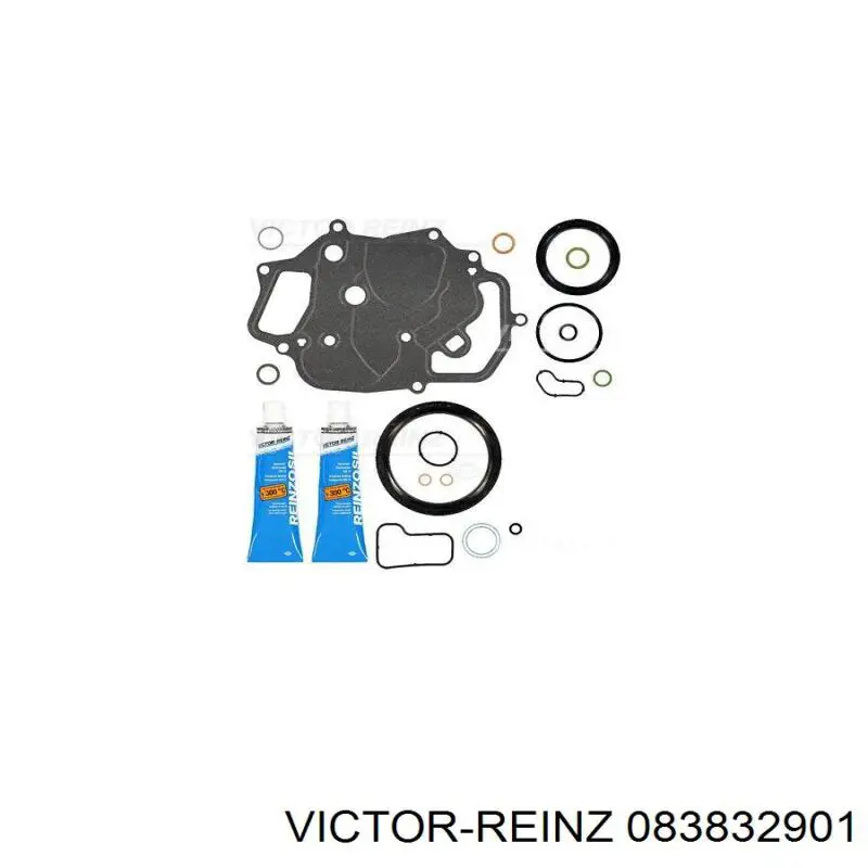 83832901 Victor Reinz комплект прокладок двигуна, нижній