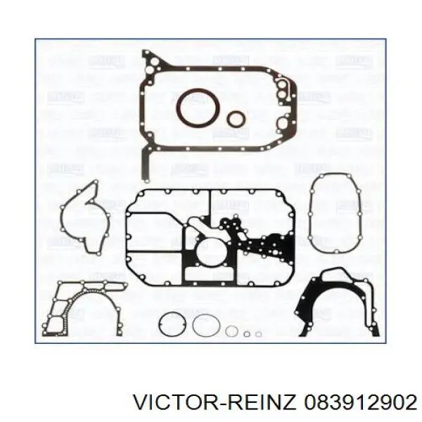 083912902 Victor Reinz Комплект прокладок двигуна, нижній