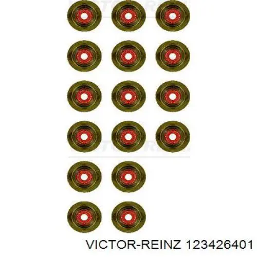 Сальник клапана (маслознімний), впуск/випуск, комплект на мотор Victor Reinz 123426401 ціна, від 15.76 USD