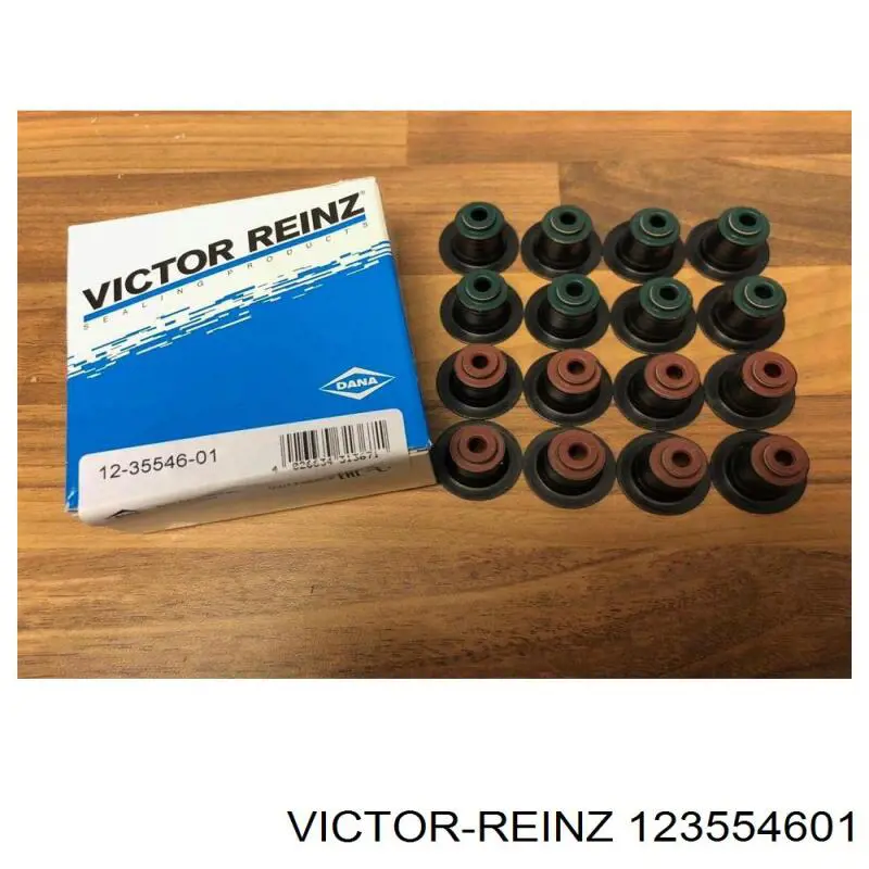 Купити 123554601 Victor Reinz Сальник клапана (маслознімний), впуск/випуск, комплект на мотор