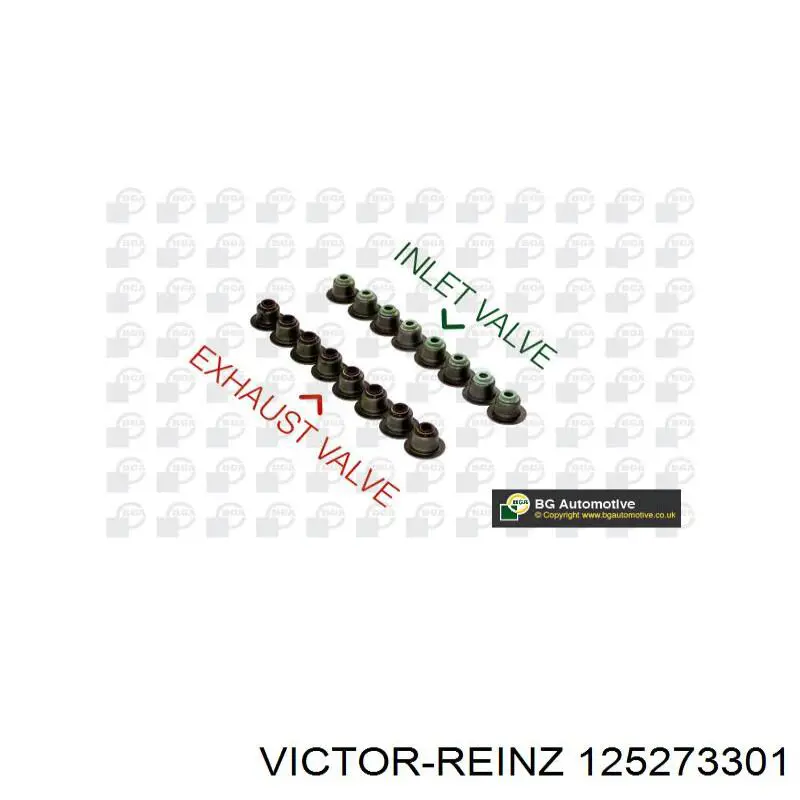 Сальник клапана (маслознімний), впуск/випуск, комплект на мотор Victor Reinz 125273301 ціна, від 12.56 USD