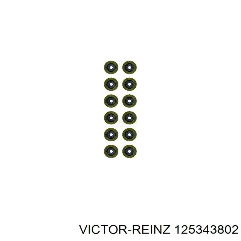 Сальник клапана (маслознімний), впуск/випуск, комплект на мотор Victor Reinz 125343802 ціна, від 35.83 USD