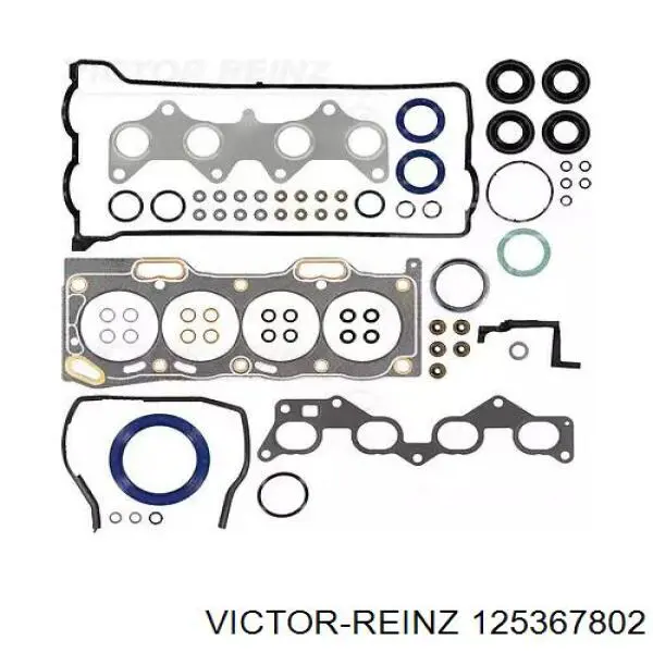125367802 Victor Reinz сальник клапана (маслознімний, впуск/випуск, комплект на мотор)