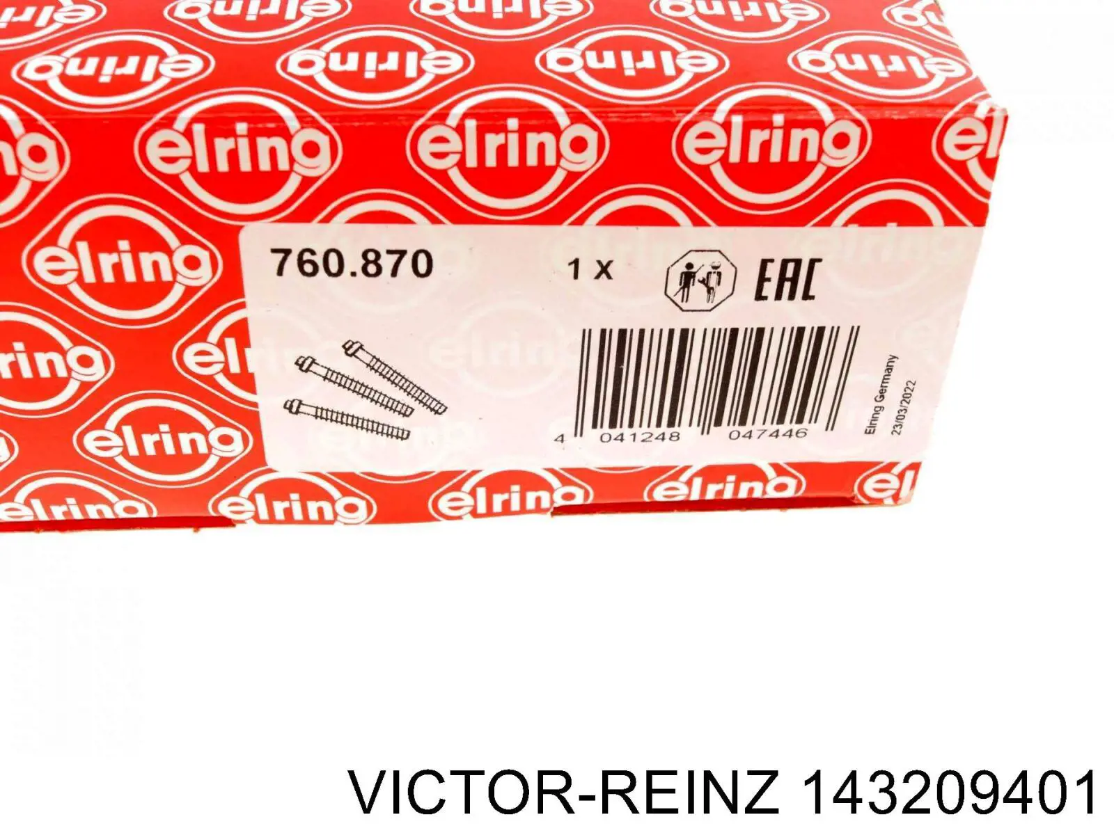 Болт ГБЦ 143209401 Victor Reinz
