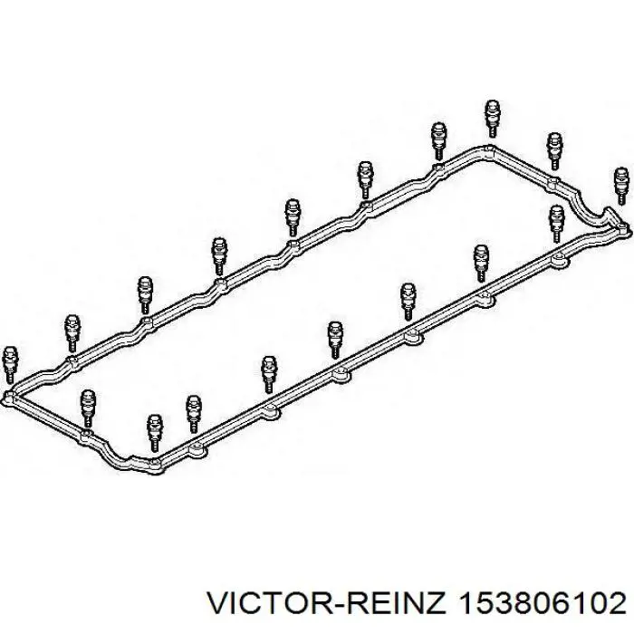 Прокладка клапанної кришки двигуна 153806102 Victor Reinz