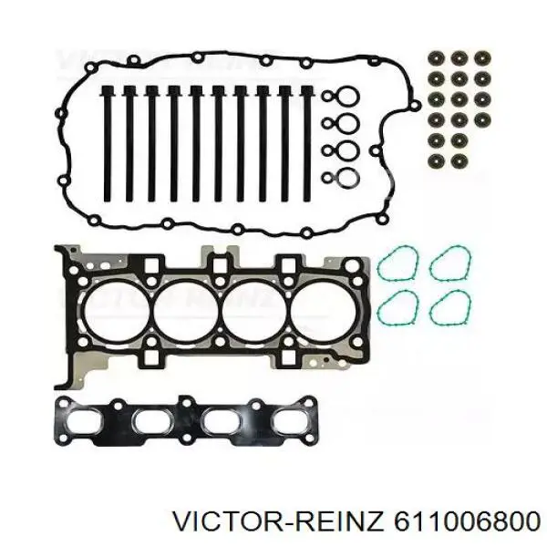 611006800 Victor Reinz прокладка головки блока циліндрів (гбц)