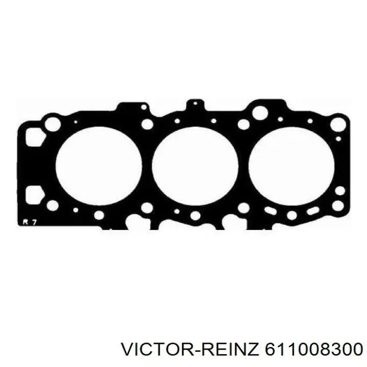 Прокладка головки блока циліндрів (ГБЦ), права 611008300 Victor Reinz