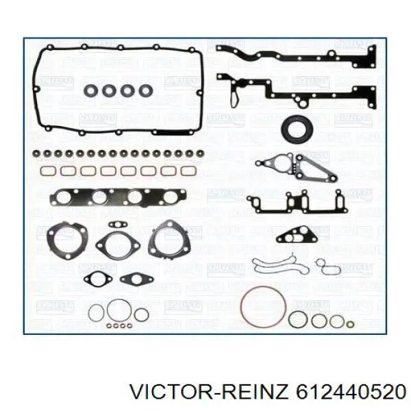 Прокладка головки блока циліндрів (ГБЦ) 612440520 Victor Reinz