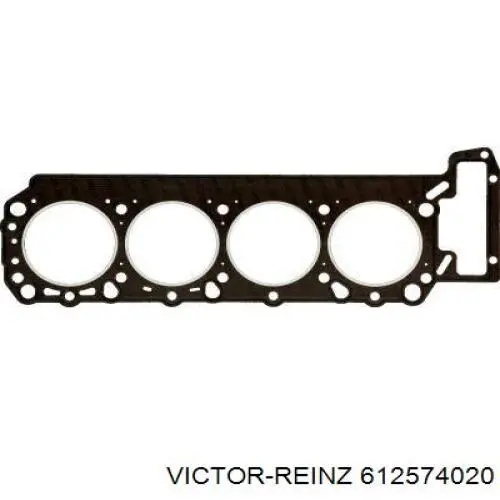 Прокладка головки блока циліндрів (ГБЦ), права 612574020 Victor Reinz