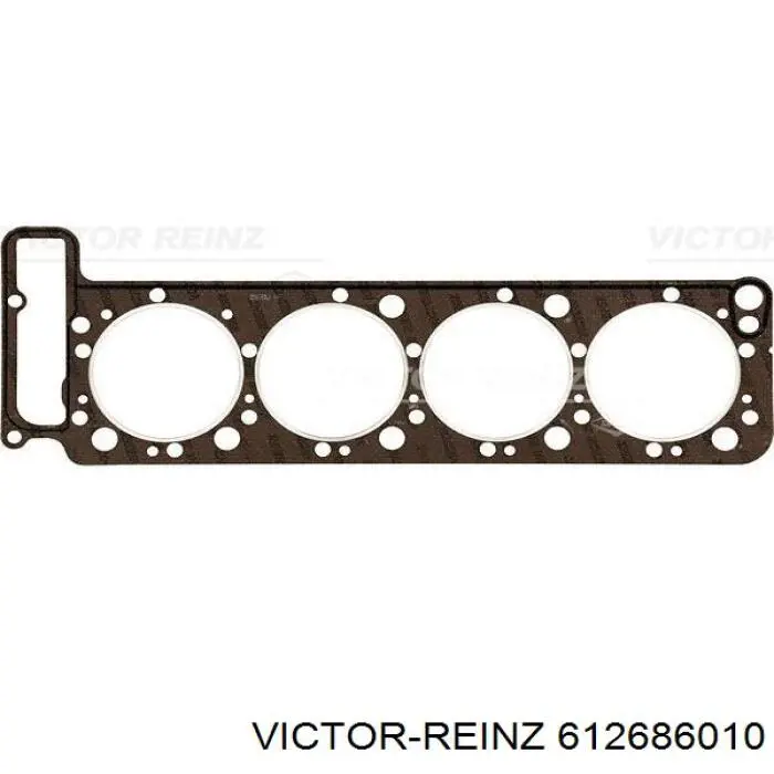 Прокладка головки блока циліндрів (ГБЦ), права 612686010 Victor Reinz