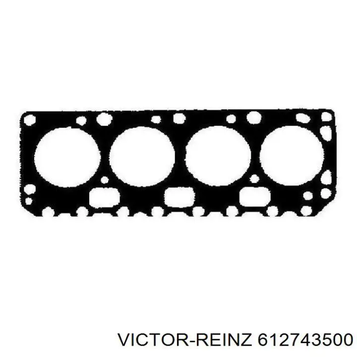 612743500 Victor Reinz прокладка головки блока циліндрів (гбц)