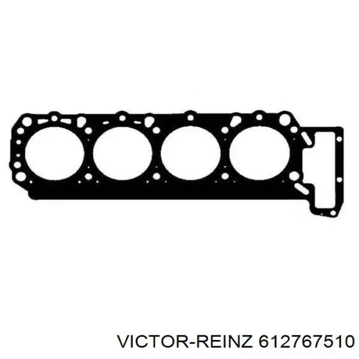 Прокладка головки блока циліндрів (ГБЦ), права 612767510 Victor Reinz