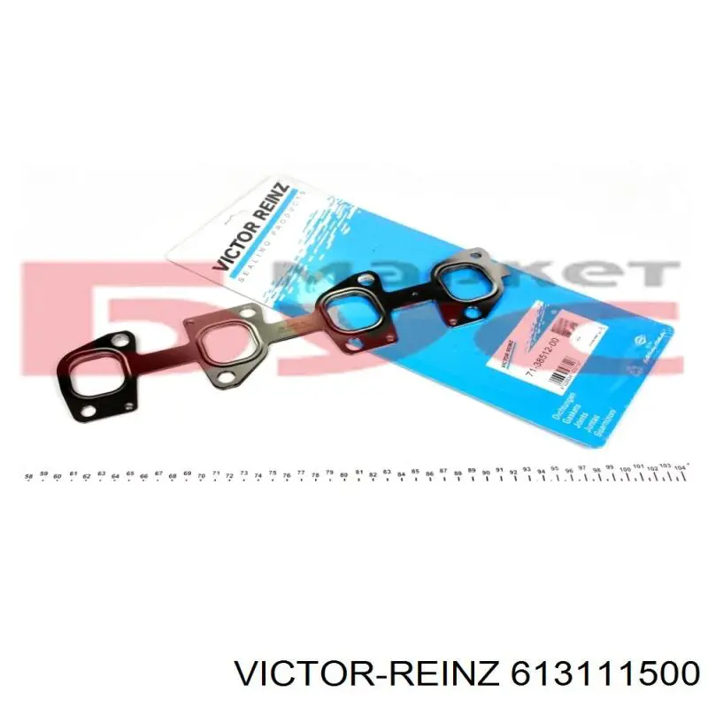Прокладка ГБЦ Victor Reinz 613111500 ціна, від 13.84 USD