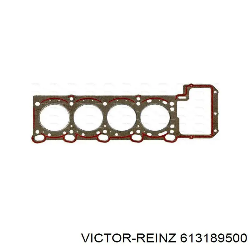 613189500 Victor Reinz прокладка головки блока циліндрів (гбц, права)
