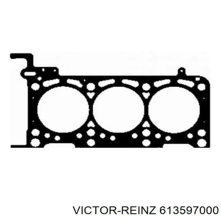 Прокладка головки блока циліндрів (ГБЦ), ліва Victor Reinz 613597000 ціна, від 31.64 USD