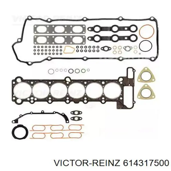 614317500 Victor Reinz прокладка головки блока циліндрів (гбц)