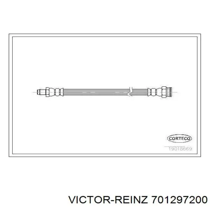701297200 Victor Reinz прокладка піддону картера двигуна