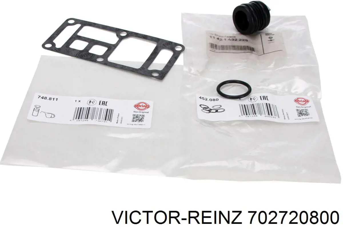 702720800 Victor Reinz прокладка адаптера маслянного фільтра