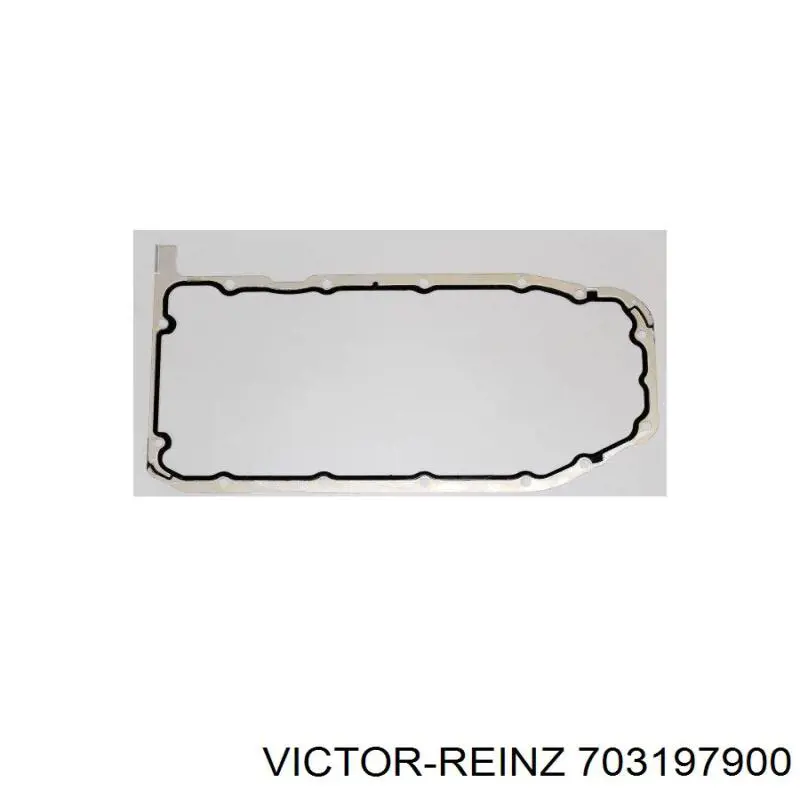 703197900 Victor Reinz прокладка піддону картера двигуна, верхня