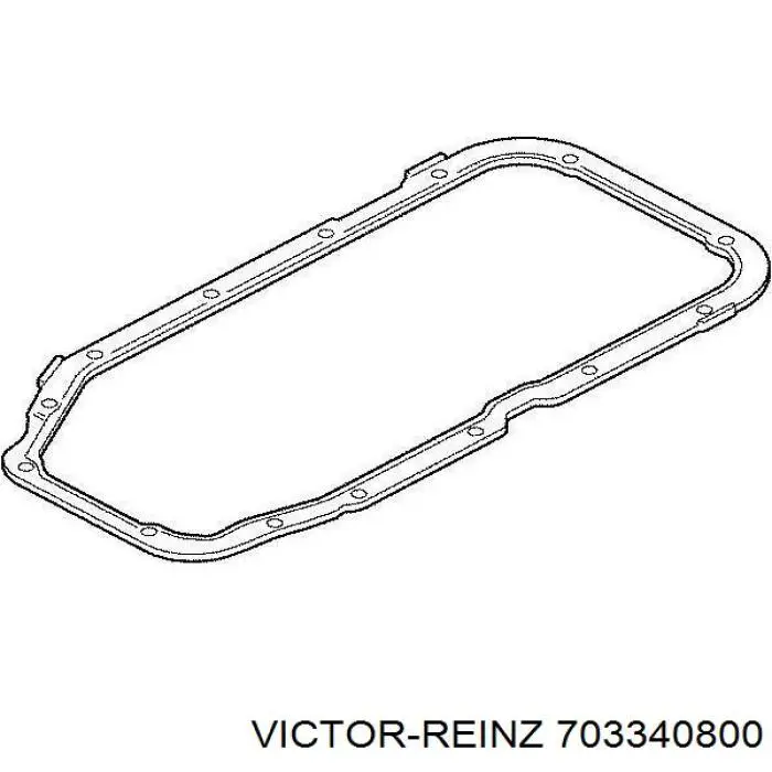 Прокладка піддону картера двигуна 03916 Febi