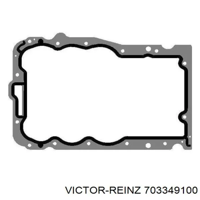 Прокладка піддону картера двигуна 703349100 Victor Reinz