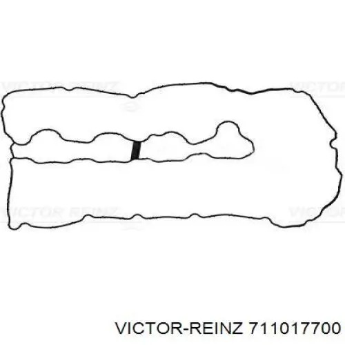 711017700 Victor Reinz прокладка піддону картера двигуна, верхня