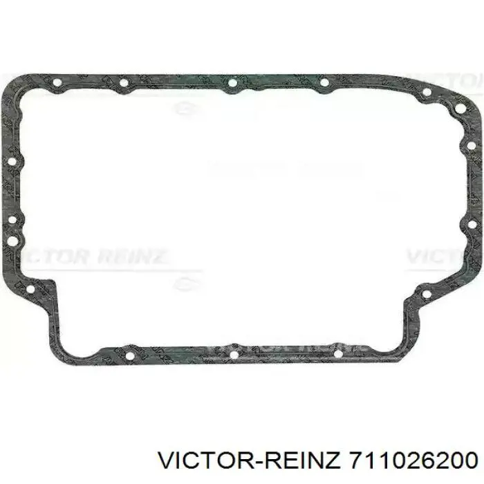 711026200 Victor Reinz прокладка піддону картера двигуна