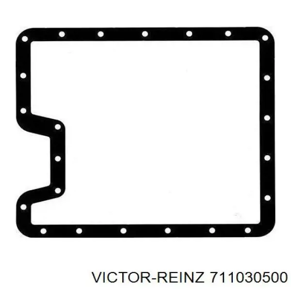 Прокладка піддону картера двигуна, нижня 711030500 Victor Reinz