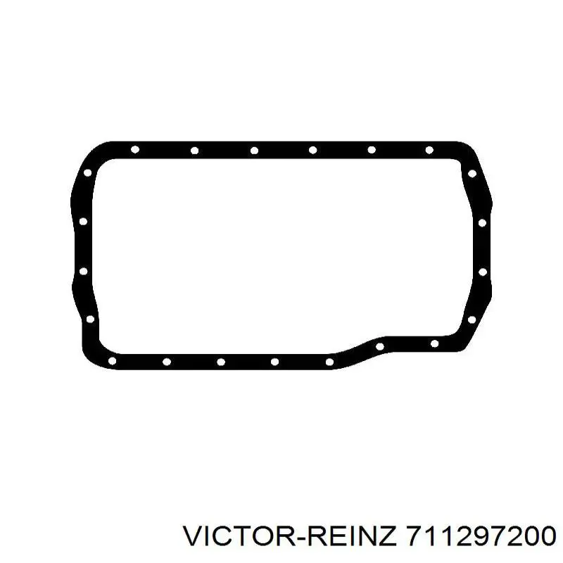 711297200 Victor Reinz прокладка піддону картера двигуна