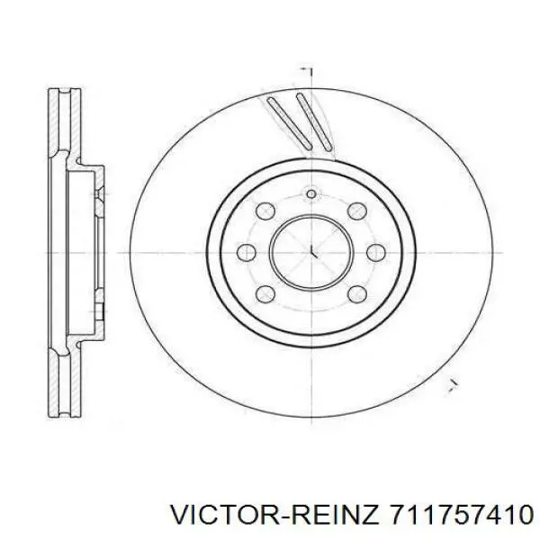 Прокладка, впускний/випускний колектор, поєднана Victor Reinz 711757410 ціна, від 12.88 USD