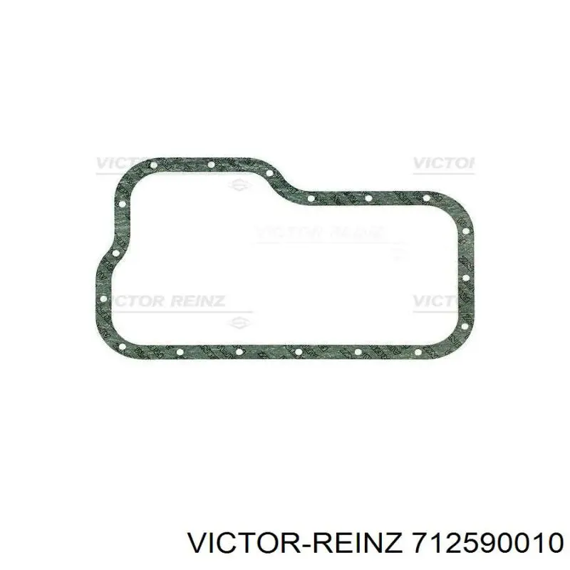 712590010 Victor Reinz Прокладка піддону картера двигуна, нижня