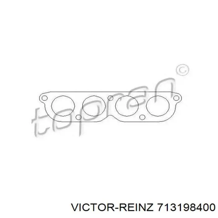 713198400 Victor Reinz прокладка впускного колектора, верхня