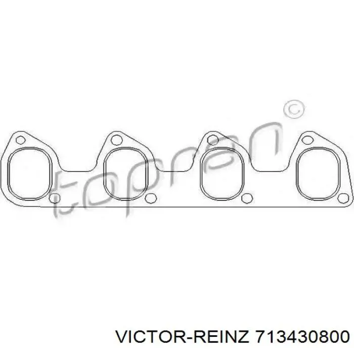 713430800 Victor Reinz прокладка впускного колектора